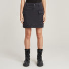 G-STAR Outlet Cargo Mini Skirt Grey