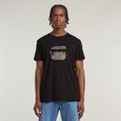 G-STAR Outlet Finger Print Burger T-Shirt Black
