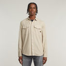 G-STAR Outlet Camisa Marine Slim Beige