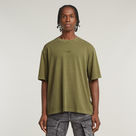 G-STAR Outlet Overdyed Center Chest Boxy T-Shirt Green