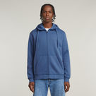 G-STAR Outlet Sudadera Premium Core Hooded Zip Azul intermedio