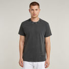 G-STAR Outlet Shipping Graphic Overdyed T-Shirt Black