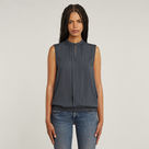 G-STAR Outlet Top Stand Up Collar Gris