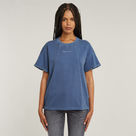 G-STAR Outlet Sudadera Overdyed Seam Details Azul intermedio