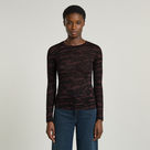 G-STAR Outlet Top Fine Lace AOP Slim Multi color