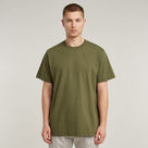G-STAR Outlet Seam Detail Loose T-Shirt Green