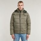G-STAR Outlet G-Whistler Padded Hooded Jacket Brown
