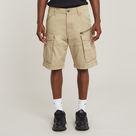 G-STAR Outlet Rovic Zip Relaxed Shorts Beige