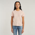 G-STAR Outlet Overdyed Front Seam T-Shirt Pink