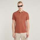 G-STAR Outlet Dunda Overdyed Slim Polo Red