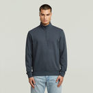 G-STAR Outlet Sudadera Nifous Half Zip Azul oscuro