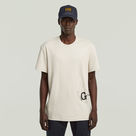 G-STAR Outlet Camiseta Sprayed Graphic Blanco