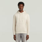 G-STAR Outlet Premium Core Hooded Sweater Beige