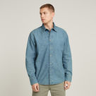 G-STAR Outlet Regular Denim Shirt Light blue