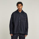 G-STAR Outlet Boxy Fit Shirt Dark blue