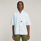 G-STAR Outlet Track Relaxed Shirt Light blue