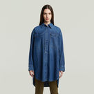 G-STAR Outlet Camisa Oversized Denim Evergreen Azul intermedio