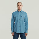 G-STAR Outlet Marine Slim Shirt Medium blue