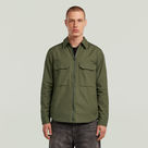 G-STAR Outlet Sobrecamisa Zip Regular Verde