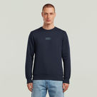 G-STAR Outlet Center Chest Logo Sweater Dark blue