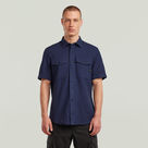 G-STAR Outlet Marine Slim Shirt Dark blue
