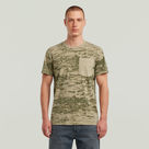G-STAR Outlet Camo Pocket T-Shirt Multi color