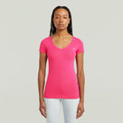 G-STAR Outlet Camiseta Base V Rosa