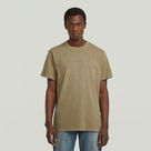 G-STAR Outlet Camiseta Overdyed Center Chest Loose Beige