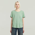 G-STAR Outlet Camiseta Rolled Up Boyfriend Verde