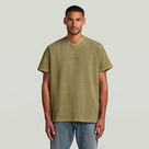 G-STAR Outlet Overdyed Center Chest T-Shirt Green