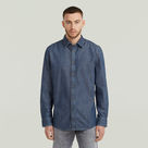 G-STAR Outlet Clean Slim Shirt Dark blue