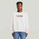 G-STAR Outlet Sudadera holgada para niña Blanco