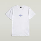 G-STAR Outlet Camiseta Outline Logo Blanco