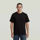 G-STAR Outlet Essential Raw Neck T-Shirt Black
