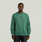 G-STAR Outlet Center Chest Logo Sweater Green