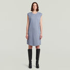 G-STAR Outlet Seam Detail Loose Dress Light blue
