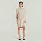 G-STAR Outlet Lash Loose Dress Beige