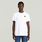 G-STAR Outlet Label Badge Regular T-Shirt White