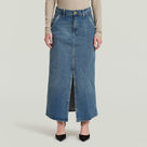 G-STAR Outlet Revynn Long Skirt Medium blue