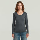 G-STAR Outlet Camiseta Core Eyben Slim U Azul oscuro