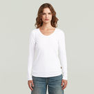 G-STAR Outlet Camiseta Core Eyben Slim U Blanco