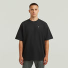 G-STAR Outlet Camiseta estructurada Chest Logo Negro