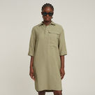 G-STAR Outlet Vestido Shirt Verde