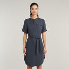 G-STAR Outlet Vestido Belted Gris