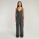 G-STAR Outlet Overdyed Utility Loose Jumpsuit Black