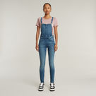 G-STAR Outlet Lynn High Waist Skinny Overall Medium blue