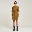 G-STAR Outlet Vestido Fluid Beige