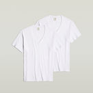 G-STAR Outlet Base V T-Shirt 2-Pack White