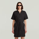 G-STAR Outlet Vestido Soft Utility Negro