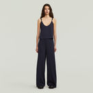 G-STAR Outlet Spaghetti Strap Loose Jumpsuit Dark blue